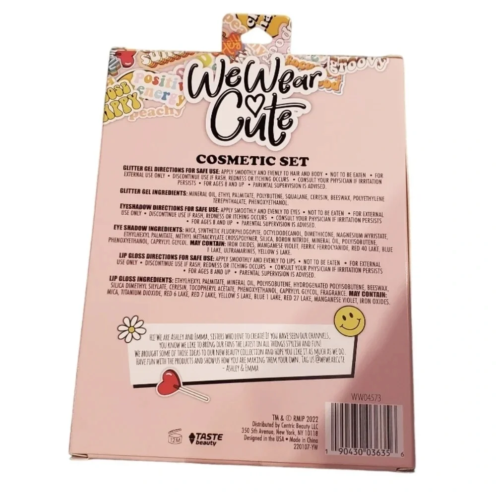 NWT We Wear Cute Girls Cosmetic Set 8 Years